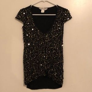 Victoria's Secret Sequin Shirt XS